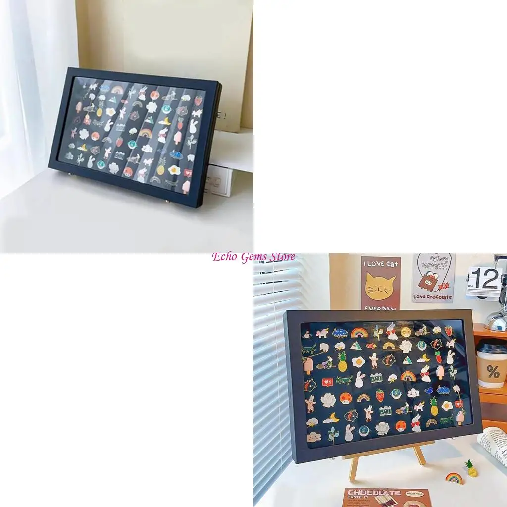Sophisticated Pin and Medals Display Case Practical Rings and Pins Showcase Large Plush Display Box for Wall or Tabletop C71A
Sophisticated Pin and Medals Display Case Practical Rings and Pins Showcase Large Plush Display Box for Wall or Tabletop C71A