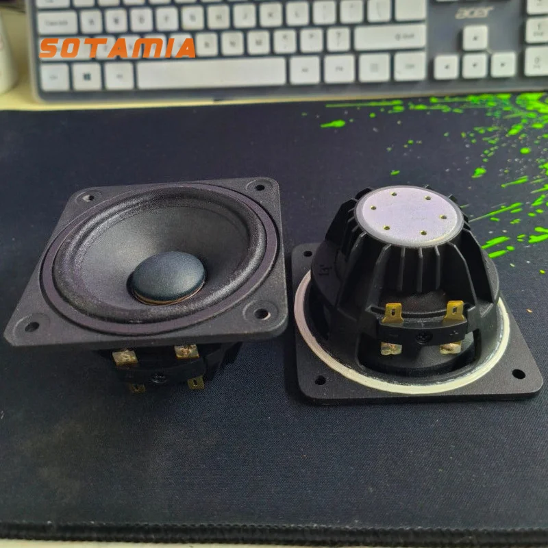 SOTAMIA 2PCS 3.5 Inch Cast Aluminum Frame Full Range Speaker 16 Ohm 35W Hifi Music Home Theater Audio Long Stroke Speaker Unit
SOTAMIA 2PCS 3.5 Inch Cast Aluminum Frame Full Range Speaker 16 Ohm 35W Hifi Music Home Theater Audio Long Stroke Speaker Unit