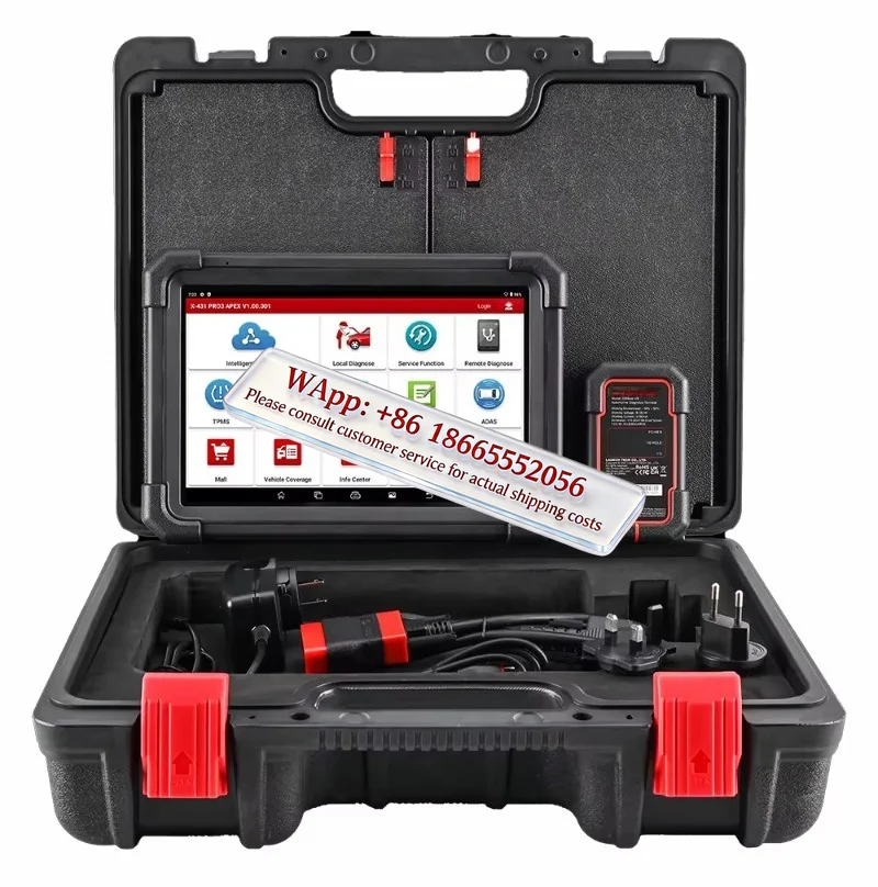Lau nch X431 Pro3 Apex Automatic Automotive Diagnostic Tool New Vehicle Equipment for New Energy Oil Vehicles Current Tester
Lau nch X431 Pro3 Apex Automatic Automotive Diagnostic Tool New Vehicle Equipment for New Energy Oil Vehicles Current Tester