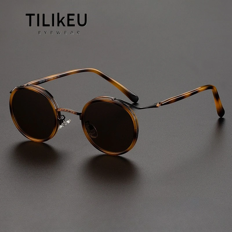 New Luxury Glass Lens Sunglasses Stone Sun Shading Shades Retro Small Round Frame Acetate Eyeglasses UV400 Women Men Sunglasses
New Luxury Glass Lens Sunglasses Stone Sun Shading Shades Retro Small Round Frame Acetate Eyeglasses UV400 Women Men Sunglasses