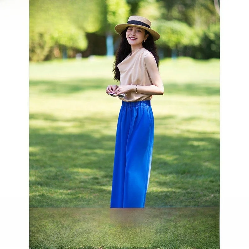 Elephant And Girfe Lazy Person Tool Sta Ne Design Color Blo Elastic Waist Jumpsuit High Waist Long Pants Polyester Fiber
Elephant And Girfe Lazy Person Tool Sta Ne Design Color Blo Elastic Waist Jumpsuit High Waist Long Pants Polyester Fiber