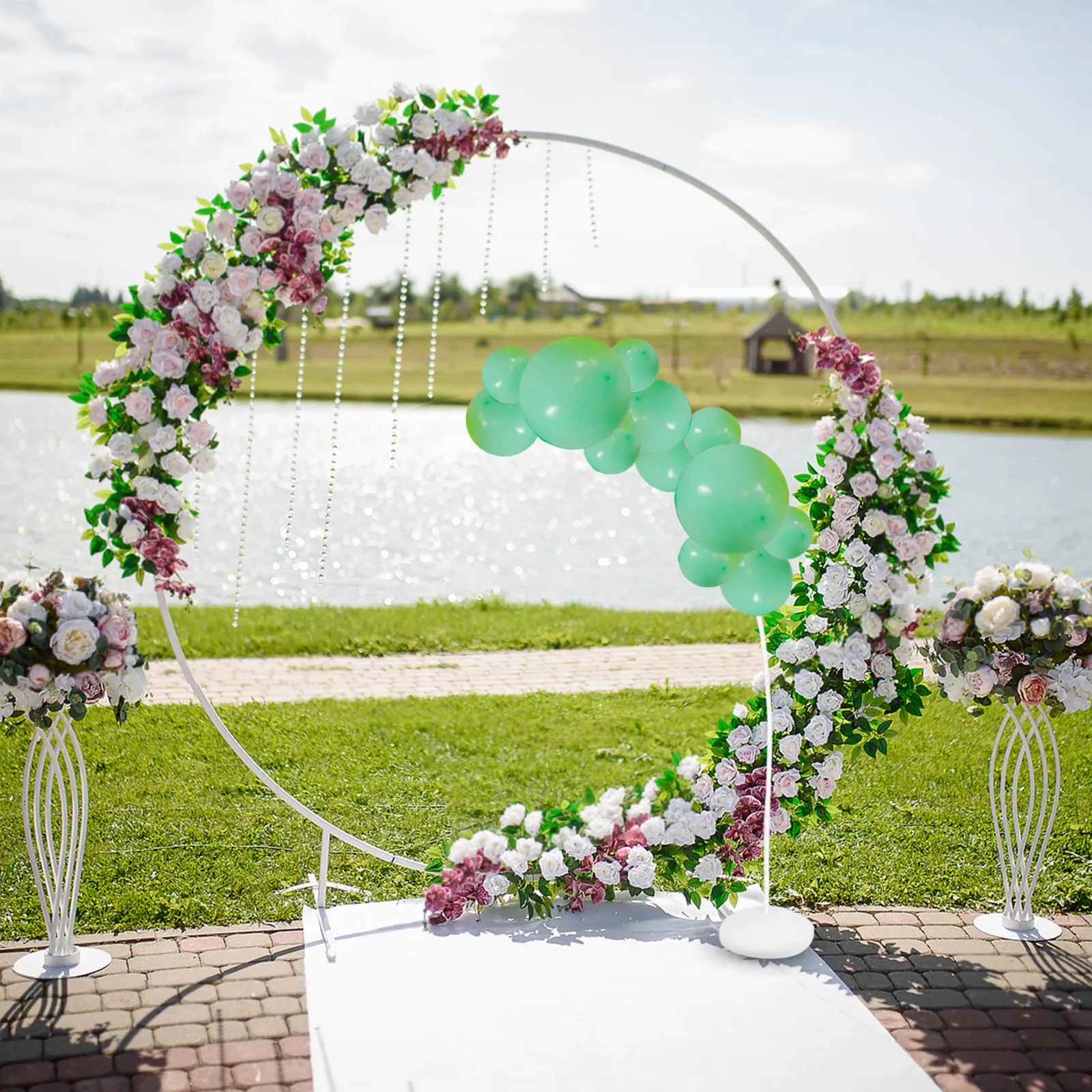 Balloon Arch Frame Stable Balloon Column Holder Easy to Move Reusable for Wedding Birthday Party Opening Backdrop
Balloon Arch Frame Stable Balloon Column Holder Easy to Move Reusable for Wedding Birthday Party Opening Backdrop
