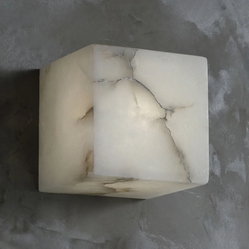 High Quality Cube Marble Wall Lamp Natural Stone Square Bedroom Bedside LED Sconce Hallway Staircase Lighting Fixtures
High Quality Cube Marble Wall Lamp Natural Stone Square Bedroom Bedside LED Sconce Hallway Staircase Lighting Fixtures