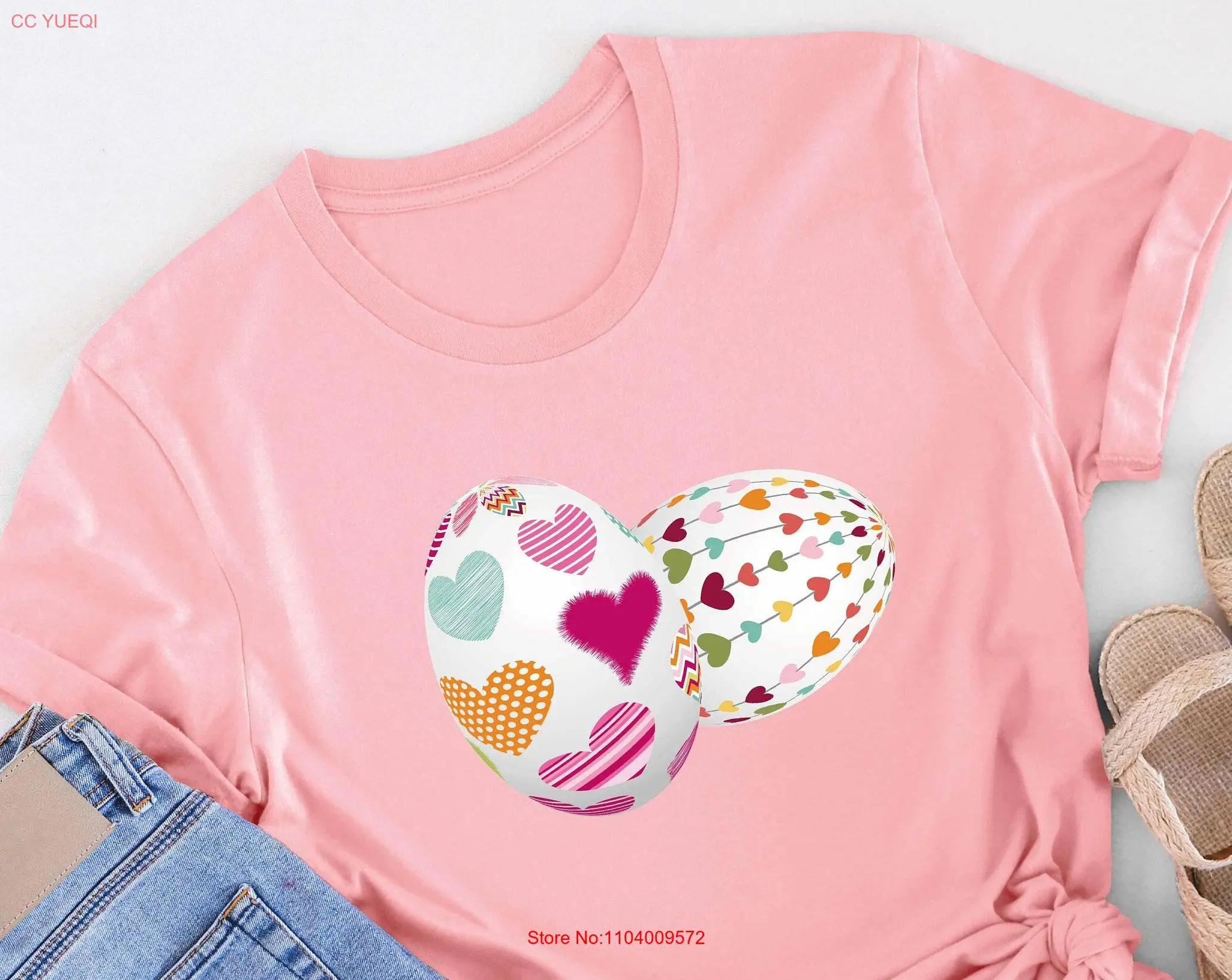 Easter Day T Shirt Eggs for Women Cute Egg Design Family and Friends long or short sleeves
Easter Day T Shirt Eggs for Women Cute Egg Design Family and Friends long or short sleeves