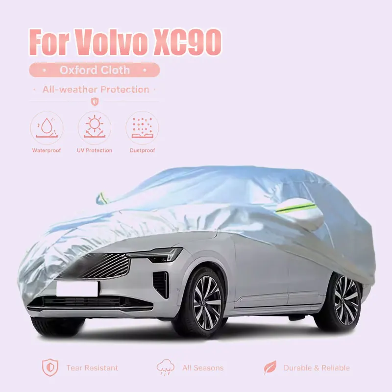 For Volvo XC90 Full Car Cover Reflective Strips Waterproof Snowproof Dustproof UV Protection Exterior Accessories
For Volvo XC90 Full Car Cover Reflective Strips Waterproof Snowproof Dustproof UV Protection Exterior Accessories