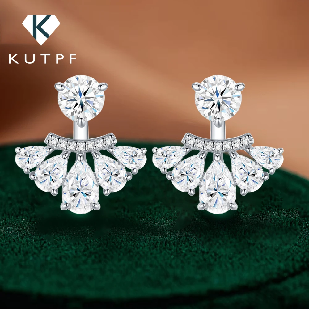 Waterdrop Full Moissanite Stud Earrings for Women S925 Silver Detachable 7.32cttw Round/Pear Cut Diamond Drop EarringCertified
Waterdrop Full Moissanite Stud Earrings for Women S925 Silver Detachable 7.32cttw Round/Pear Cut Diamond Drop EarringCertified