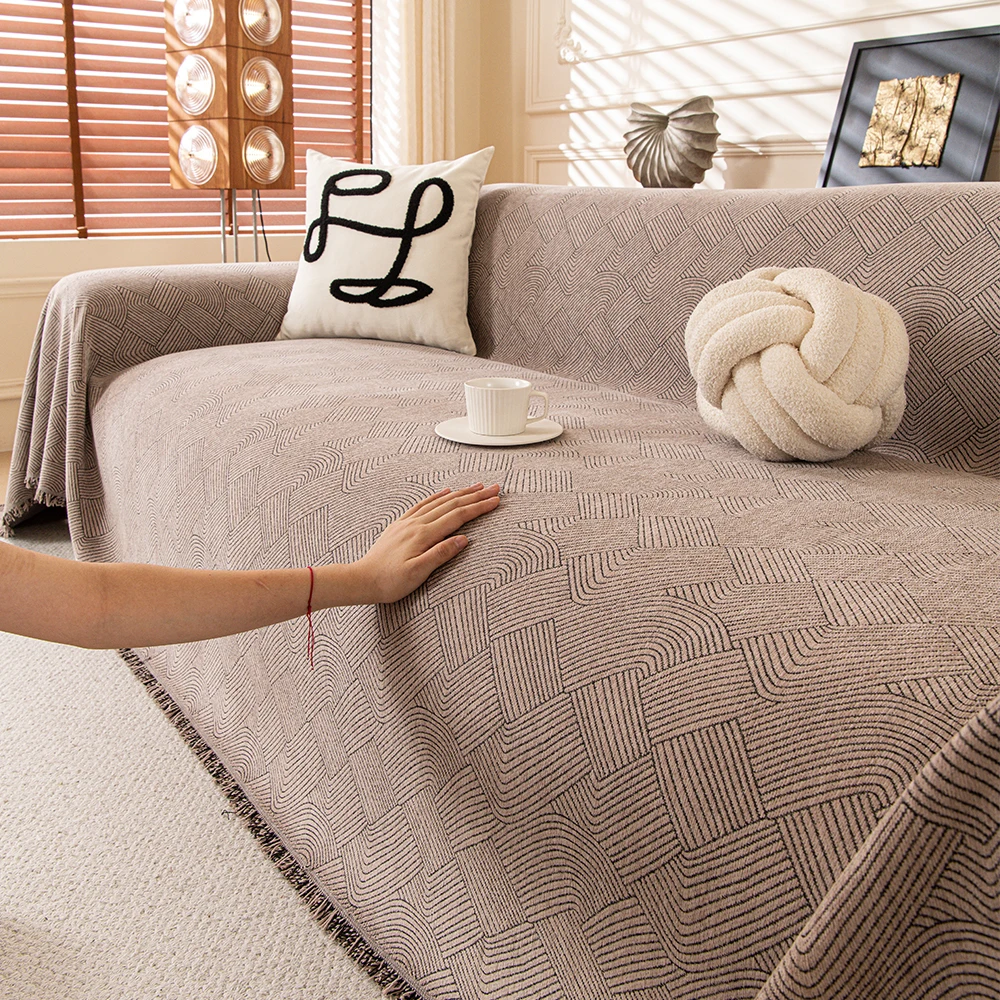 Geometric embossed fringe sofa cover sofa towel machine washable pet friendly all season universal one blanket multi-purpose
Geometric embossed fringe sofa cover sofa towel machine washable pet friendly all season universal one blanket multi-purpose