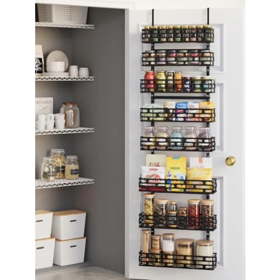 Over The Door Pantry Organizer, Metal Pantry Organizers and Storage with Adjustable Basket, Spice Rack Seasoning Shelves for Ho
Over The Door Pantry Organizer, Metal Pantry Organizers and Storage with Adjustable Basket, Spice Rack Seasoning Shelves for Ho