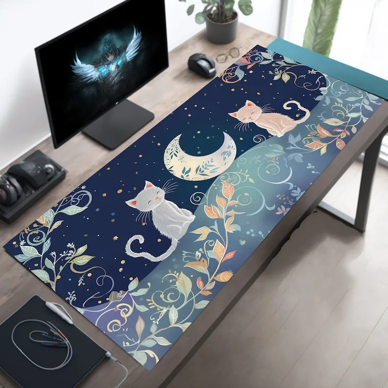 Cute Kitten Mouse Pad Large Size Rubber Base Anti-slip PC Desk Accessories Mousepad for Office and Gamer Keyboard Mats Decor Mat
Cute Kitten Mouse Pad Large Size Rubber Base Anti-slip PC Desk Accessories Mousepad for Office and Gamer Keyboard Mats Decor Mat