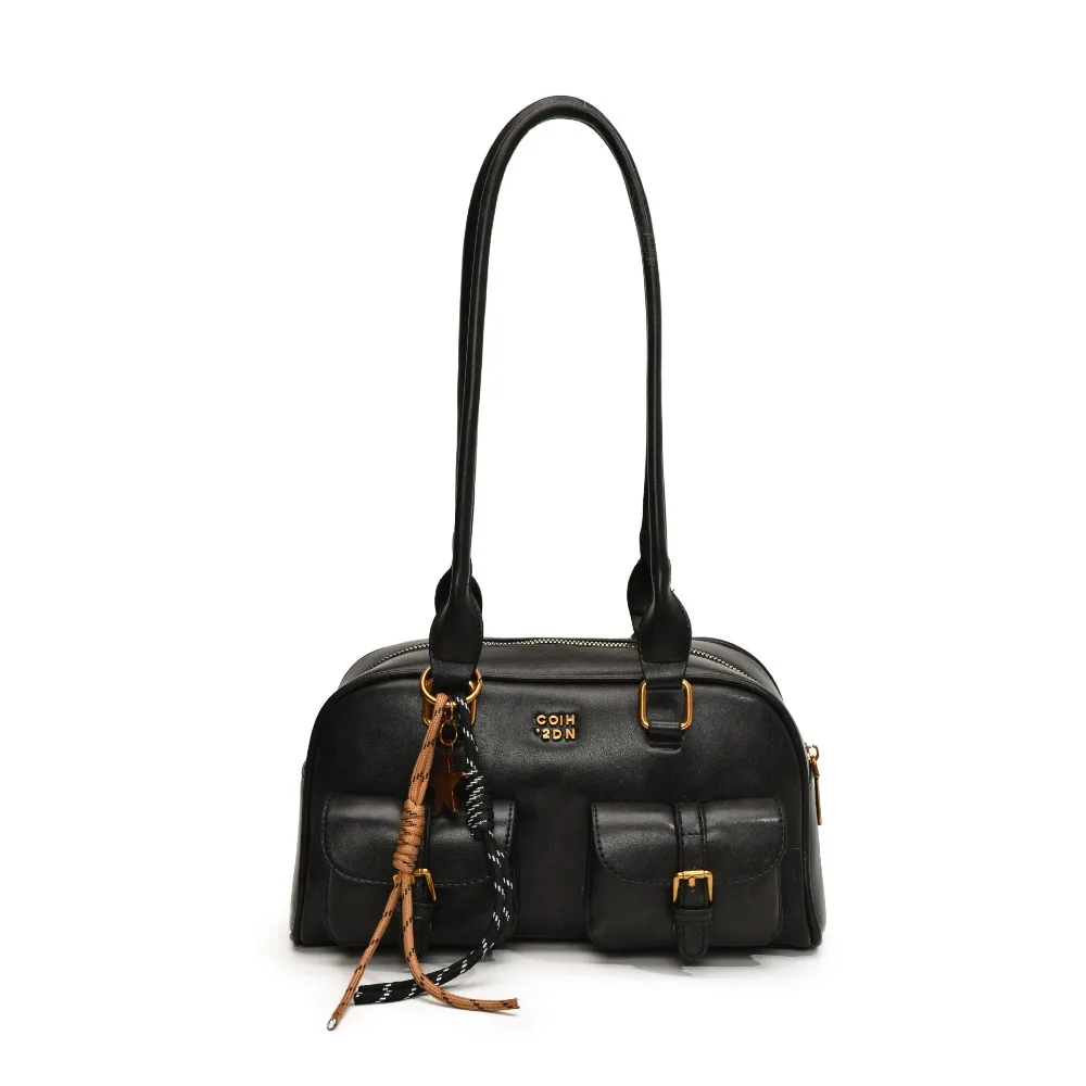 Casual JK Leather Shoulder Bag Solid Color PU Leather Bowling Bag Handheld Multifunction Hobo Bag Men
Casual JK Leather Shoulder Bag Solid Color PU Leather Bowling Bag Handheld Multifunction Hobo Bag Men