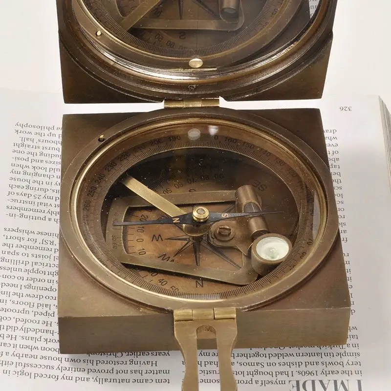 Antique Style Brass Compass with integrated Level decoration- Handmade Home Ornament
Antique Style Brass Compass with integrated Level decoration- Handmade Home Ornament
