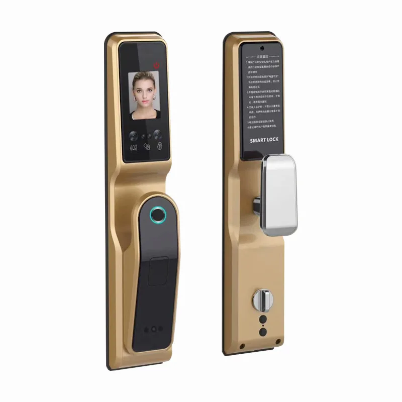 Modern Minimalist Villa Smart Lock Aluminum Alloy Fully Automatic Intelligent Electronic Lock Facial Recognition Password
Modern Minimalist Villa Smart Lock Aluminum Alloy Fully Automatic Intelligent Electronic Lock Facial Recognition Password