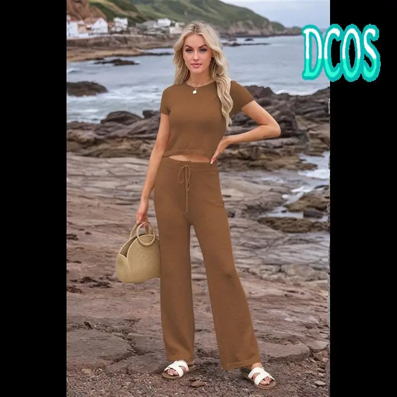 DCOS-Womens Summer 2 Piece Outfits Color Block Short Sleeve Tops Tracksuit Slim Fit Pants Matching Set Lounge Sets 2025
DCOS-Womens Summer 2 Piece Outfits Color Block Short Sleeve Tops Tracksuit Slim Fit Pants Matching Set Lounge Sets 2025