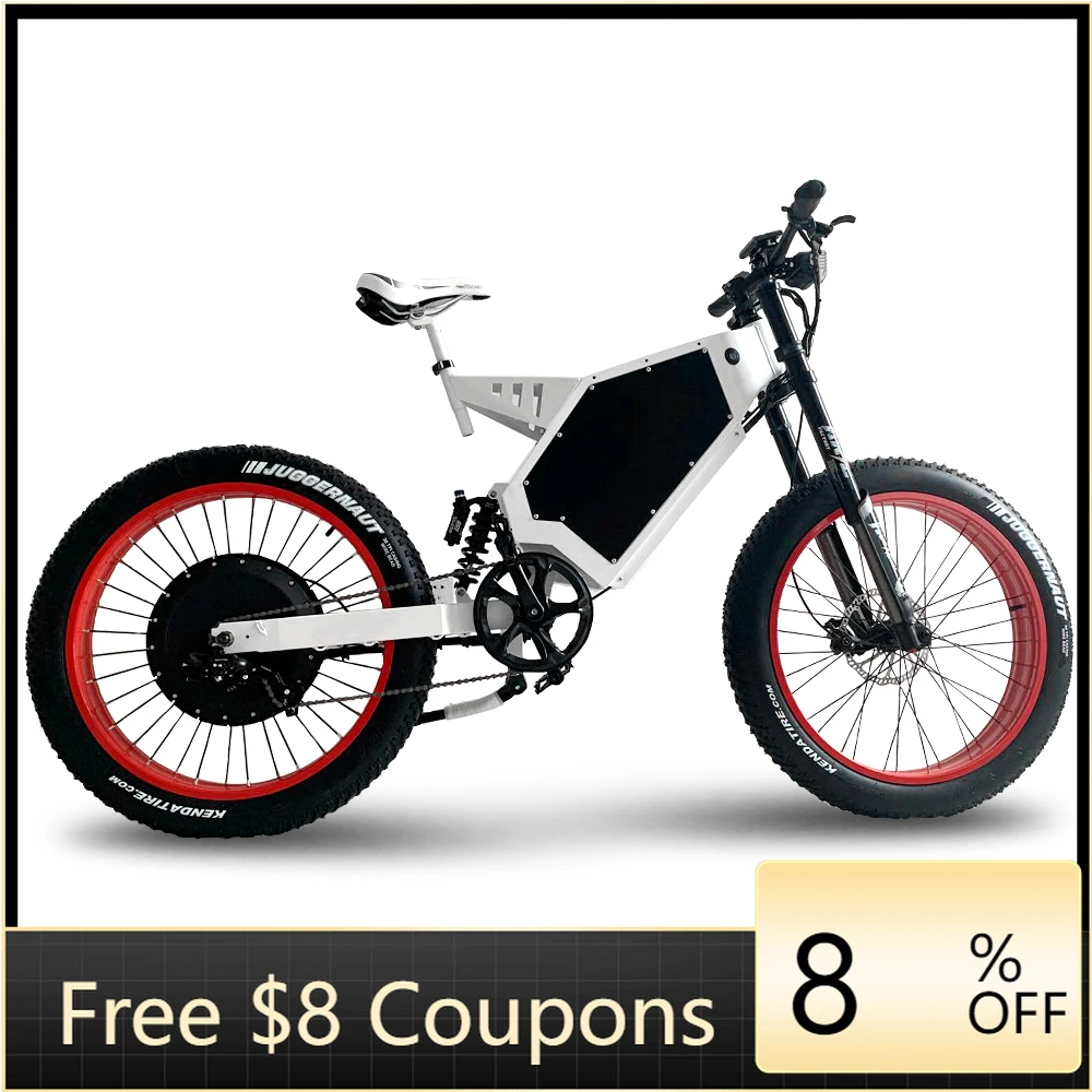 STLF Ste-alth Bomber Electric Bike Long Range Full Suspension Dirt Fat Tire Mountain Bomber 3000w 2000w Electric Bike
STLF Ste-alth Bomber Electric Bike Long Range Full Suspension Dirt Fat Tire Mountain Bomber 3000w 2000w Electric Bike