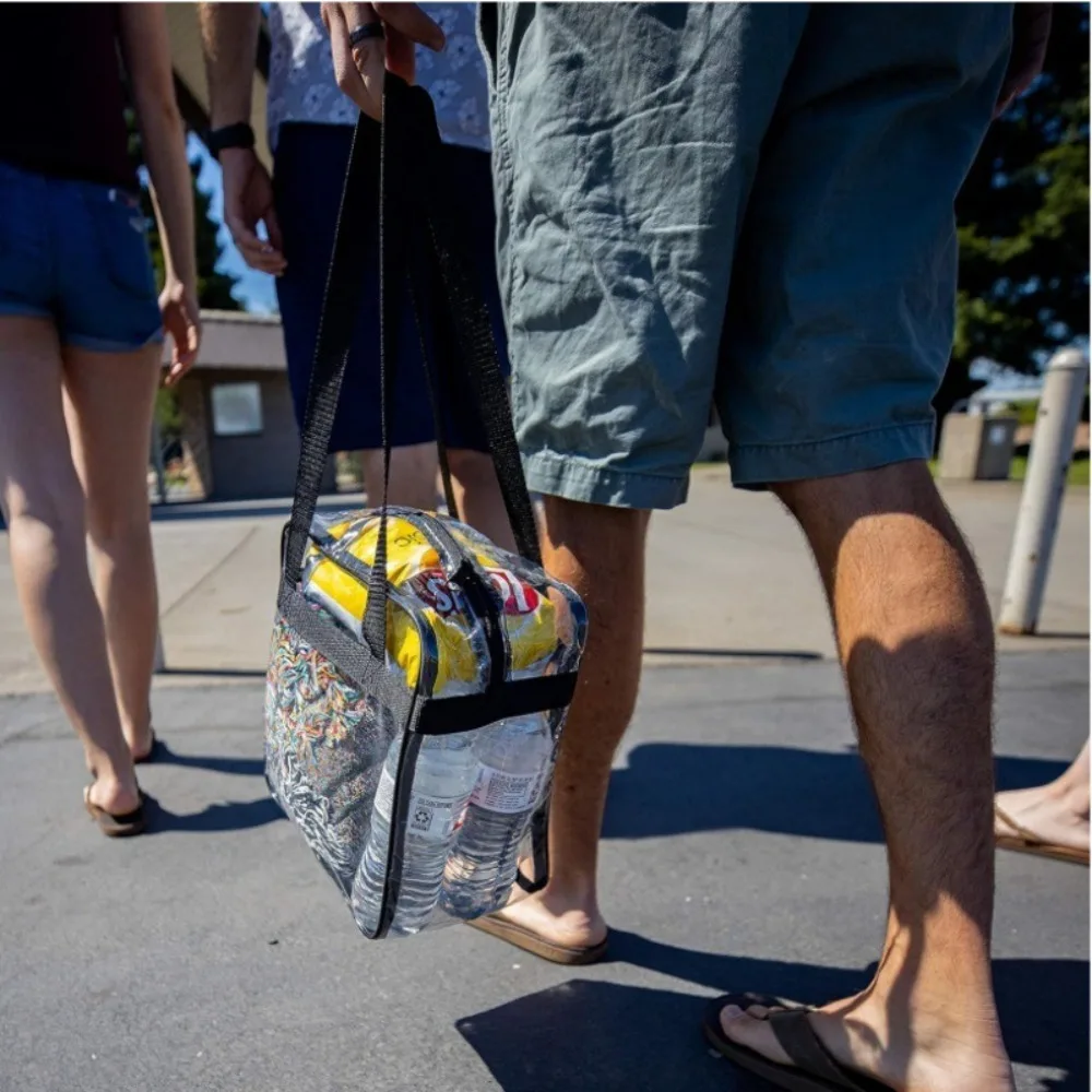 Portable Clear Tote Bag Large Capacity Transparent Transparent Handbag Waterproof Travel Storage Bag
Portable Clear Tote Bag Large Capacity Transparent Transparent Handbag Waterproof Travel Storage Bag