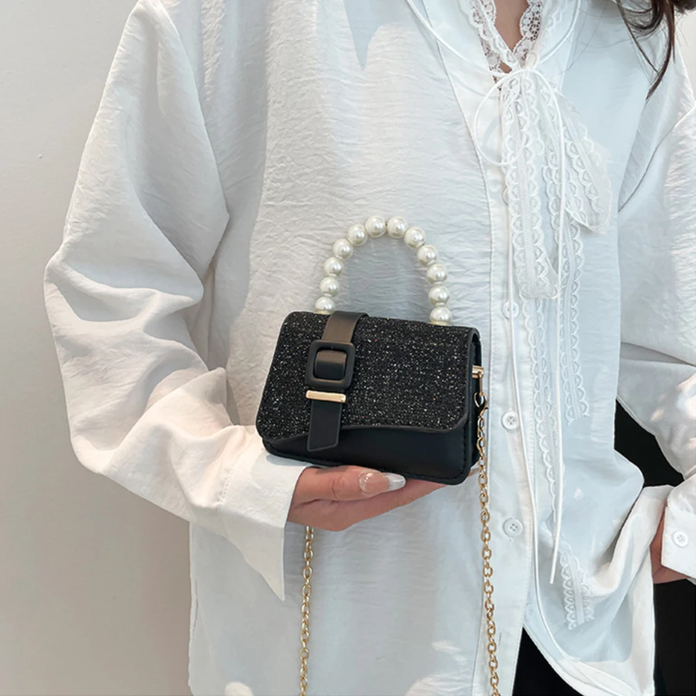 New Trendy Pearl Handle Bags Women's Small Shoulder Crossbody Bag Ladies Casual Solid Color Square Purse Fashion Texture Handbag
New Trendy Pearl Handle Bags Women's Small Shoulder Crossbody Bag Ladies Casual Solid Color Square Purse Fashion Texture Handbag