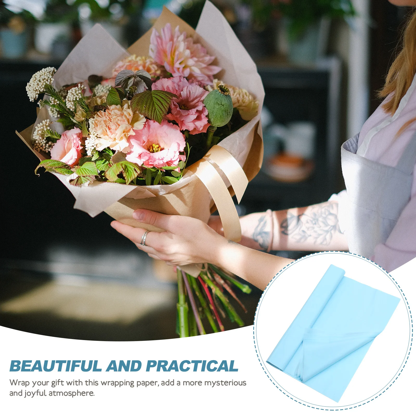 40 Sheets Flower Wrapping Paper Floral Bouquet Wrap Paper Flower Craft Material Floral Wrapping Gift Wrapper Bouquet Material
40 Sheets Flower Wrapping Paper Floral Bouquet Wrap Paper Flower Craft Material Floral Wrapping Gift Wrapper Bouquet Material