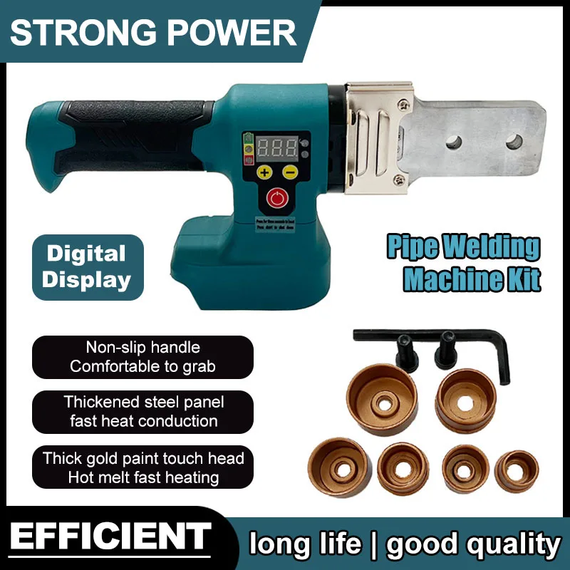 Fit Makita Electric Pipe Welding Machine Cordless Fuser PPR PE Soldering Iron Plastic Tube PP Heating Hot Melt No Battery
Fit Makita Electric Pipe Welding Machine Cordless Fuser PPR PE Soldering Iron Plastic Tube PP Heating Hot Melt No Battery
