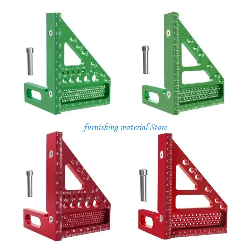 Y5GD Adjustable Aluminum Alloy Triangles Ruler for Carpentry Woodworking Measurements
Y5GD Adjustable Aluminum Alloy Triangles Ruler for Carpentry Woodworking Measurements