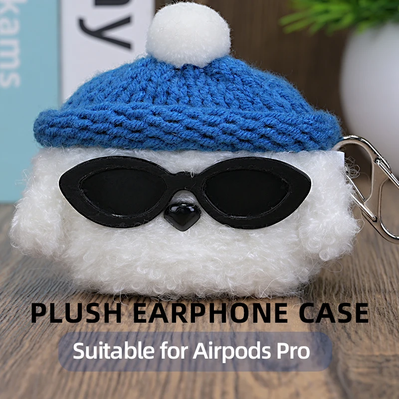 Plush Case cover Compatible with Apple Airpods pro Handmade Knitted Cartoon Creative Funny Cute earbuds Headphone Cases
Plush Case cover Compatible with Apple Airpods pro Handmade Knitted Cartoon Creative Funny Cute earbuds Headphone Cases