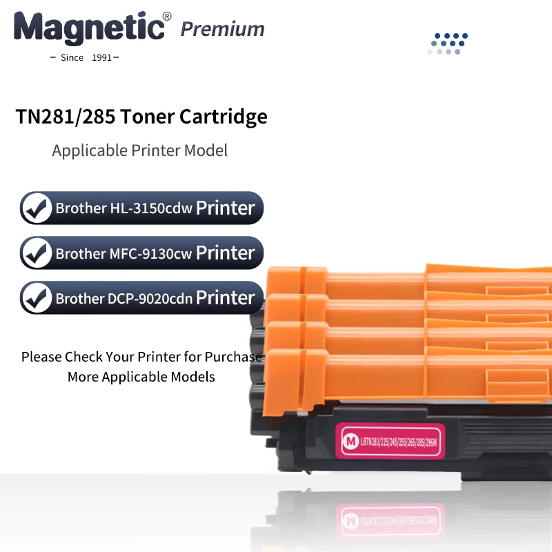 Совместимый тонер-картридж TN281 TN285 для принтера Brother HL-3150cdw Hl-3170cdw MFC-9130cw 9140 9330cdw 9340cdw DCP-9020cdn
Совместимый тонер-картридж TN281 TN285 для принтера Brother HL-3150cdw Hl-3170cdw MFC-9130cw 9140 9330cdw 9340cdw DCP-9020cdn