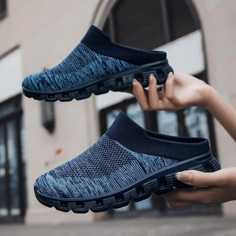Men Knitting Half Slipper Slip-on Casual Shoe Couples Breathable Platform Sneakers Comfortable Outdoor Slippers Zapatos Hombre
Men Knitting Half Slipper Slip-on Casual Shoe Couples Breathable Platform Sneakers Comfortable Outdoor Slippers Zapatos Hombre