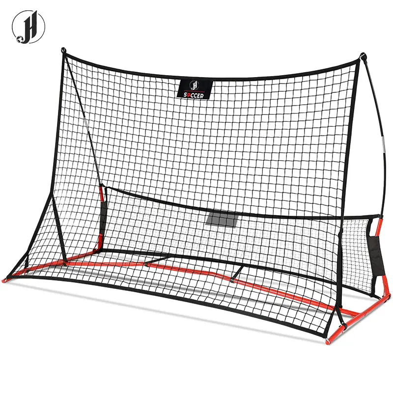 2-in-1 7'x5' Soccer Rebound Net 5 PLY Football Trainer Backpack Cones Bounce Back Net Practice Court Equipment
2-in-1 7'x5' Soccer Rebound Net 5 PLY Football Trainer Backpack Cones Bounce Back Net Practice Court Equipment