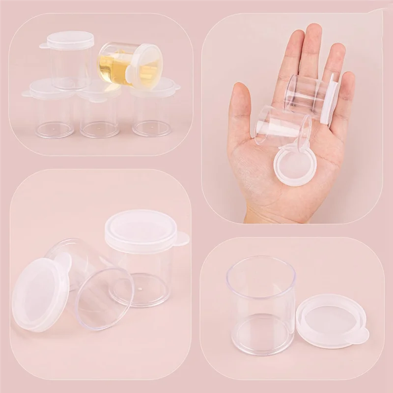 100-Pack Mini Plastic Paint Cups With Lids Paint Container Jars Clear Paint Storage Jars 0.5 Oz (25 Ml) Durable
100-Pack Mini Plastic Paint Cups With Lids Paint Container Jars Clear Paint Storage Jars 0.5 Oz (25 Ml) Durable