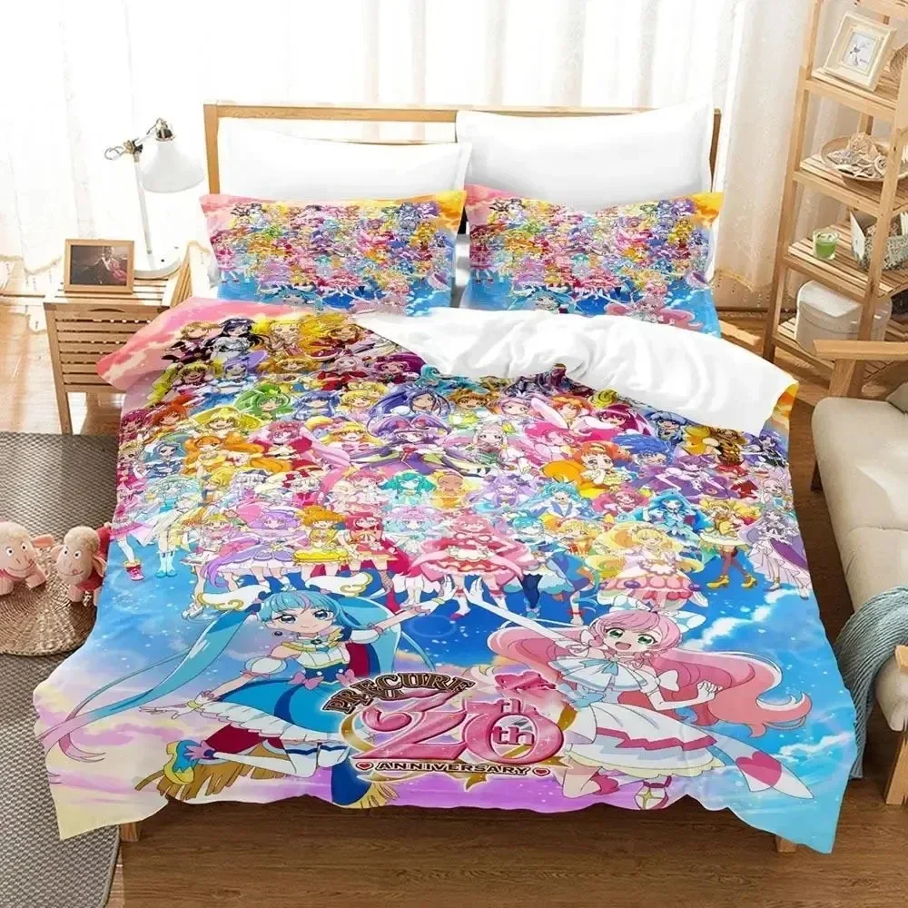 Anime Pretty Cure Bedding Set Boys Girls Twin Queen Size Duvet Cover Pillowcase Bed Kids Adult Fashion Home Textile Customizable
Anime Pretty Cure Bedding Set Boys Girls Twin Queen Size Duvet Cover Pillowcase Bed Kids Adult Fashion Home Textile Customizable