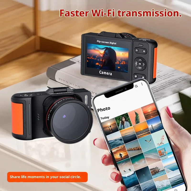 Portable 4K UHD Monocular Telescope Camera WIFI Digital Camera 64MP Student Mirrorless Camcorder with 3 Inch Flip Screen
Portable 4K UHD Monocular Telescope Camera WIFI Digital Camera 64MP Student Mirrorless Camcorder with 3 Inch Flip Screen