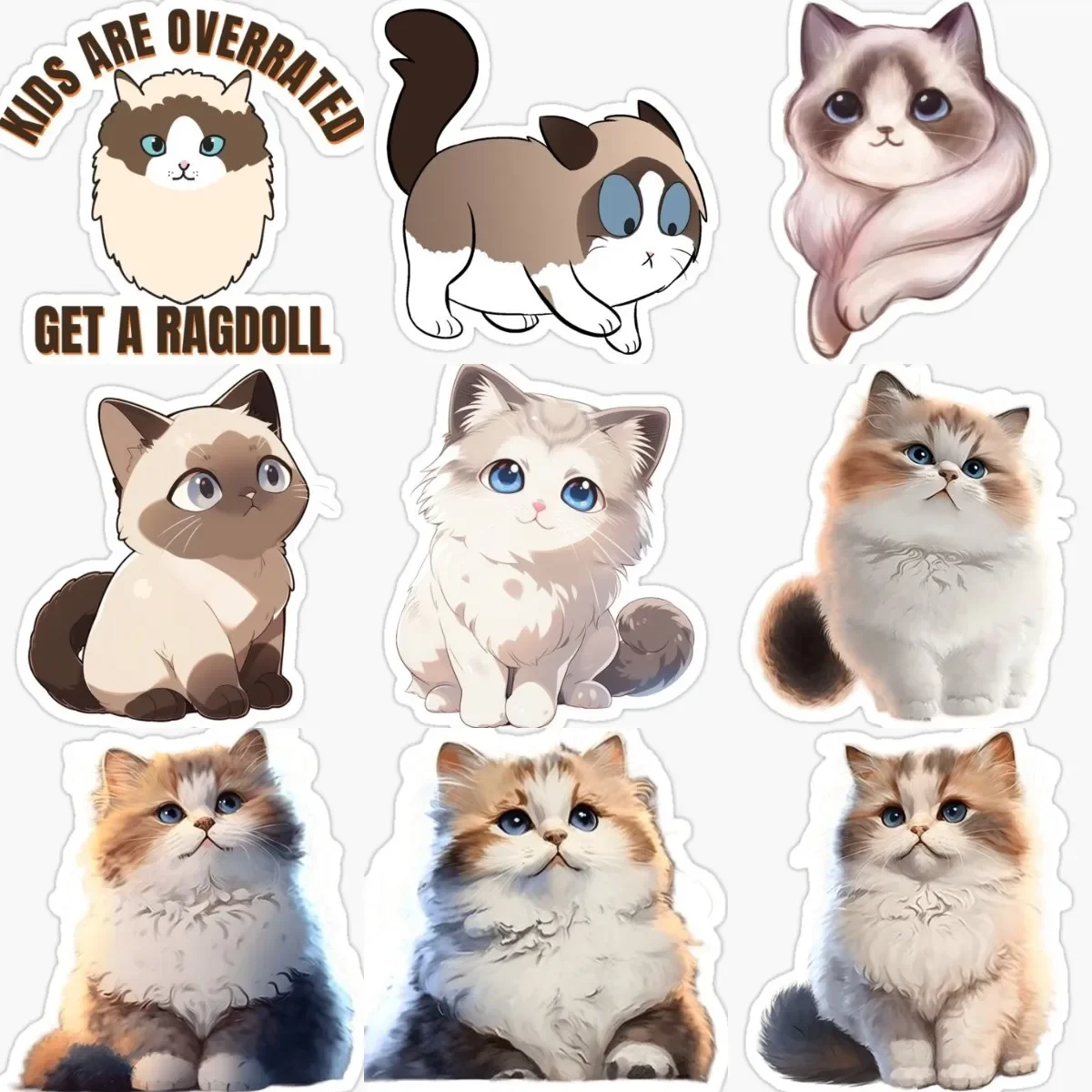 Ragdoll Cat Creative Pets Cute Sticker Bike Accessories Camper Car Window Truck Wall Door Glass Helmet Moto Decal
Ragdoll Cat Creative Pets Cute Sticker Bike Accessories Camper Car Window Truck Wall Door Glass Helmet Moto Decal