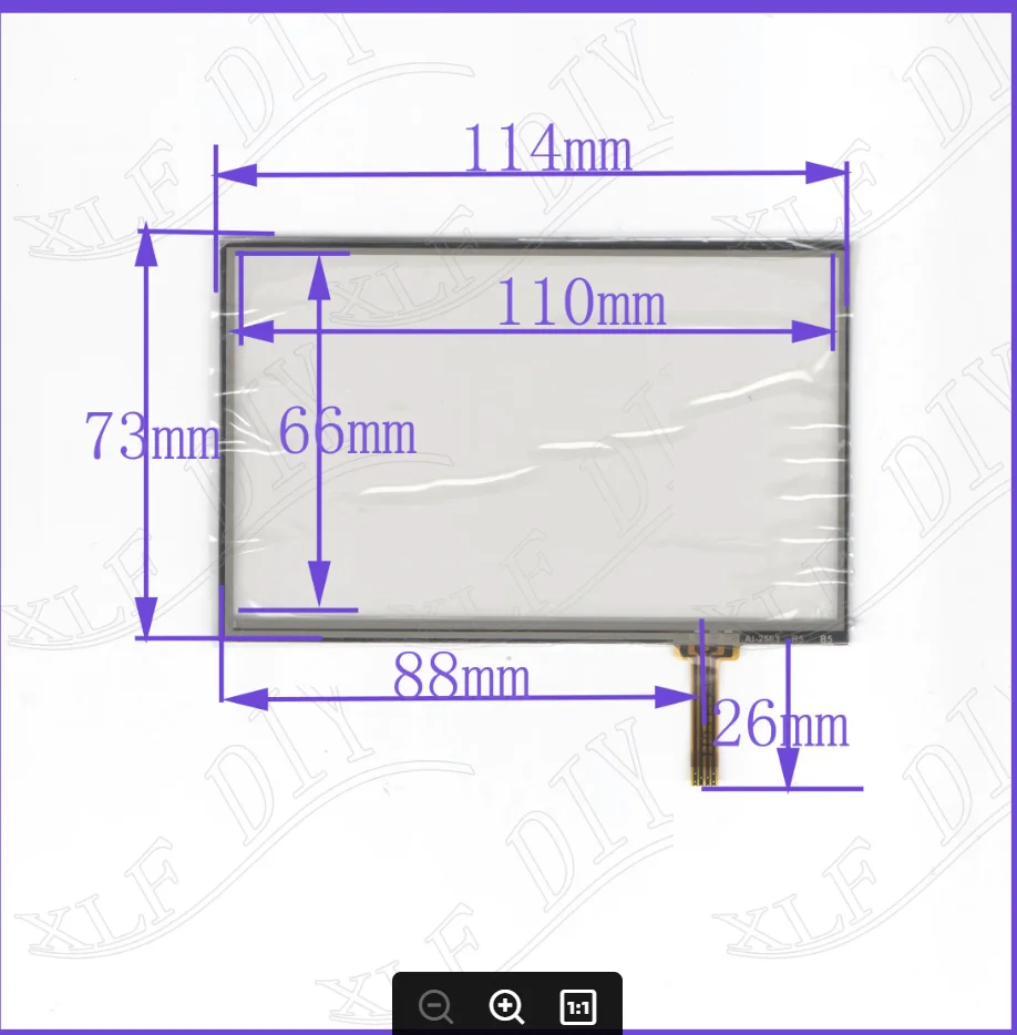 ZhiYuSun 5PCS/LOT AI2583 5inch Touch Screen glass 114*73mm 4 lines resistive touch panel SCREEN sensor
ZhiYuSun 5PCS/LOT AI2583 5inch Touch Screen glass 114*73mm 4 lines resistive touch panel SCREEN sensor