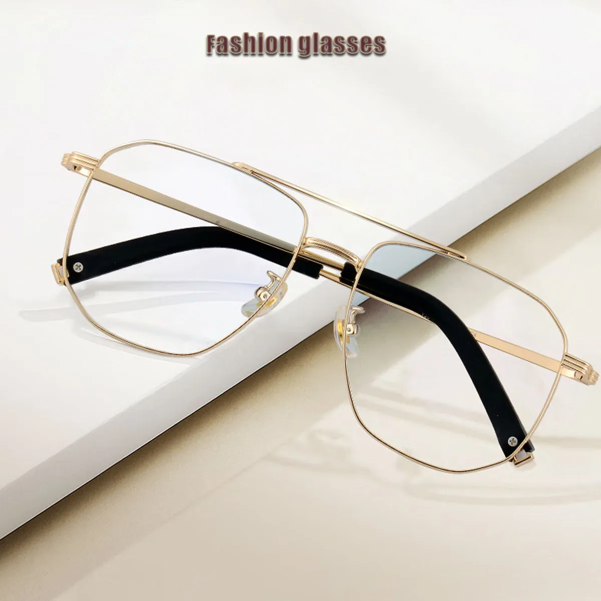 FYTOO Retro Aviator Metal - Frame Fashion Glasses: Gold & Gunmetal Options for Stylish Daily & Office Looks T2017
FYTOO Retro Aviator Metal - Frame Fashion Glasses: Gold & Gunmetal Options for Stylish Daily & Office Looks T2017