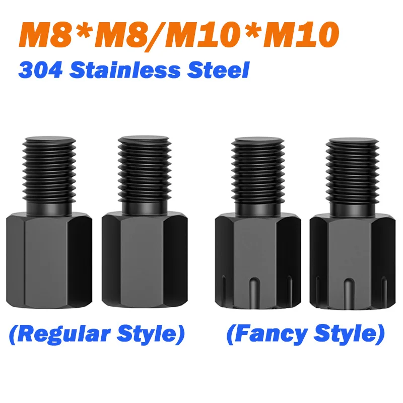 Beicai 1pcs Motorcycle Mirror Mount Adapter Screws M8*m8/m10*m10 304 Stainless Steel Male/female Rh/lh Thread Heightening Screws
Beicai 1pcs Motorcycle Mirror Mount Adapter Screws M8*m8/m10*m10 304 Stainless Steel Male/female Rh/lh Thread Heightening Screws