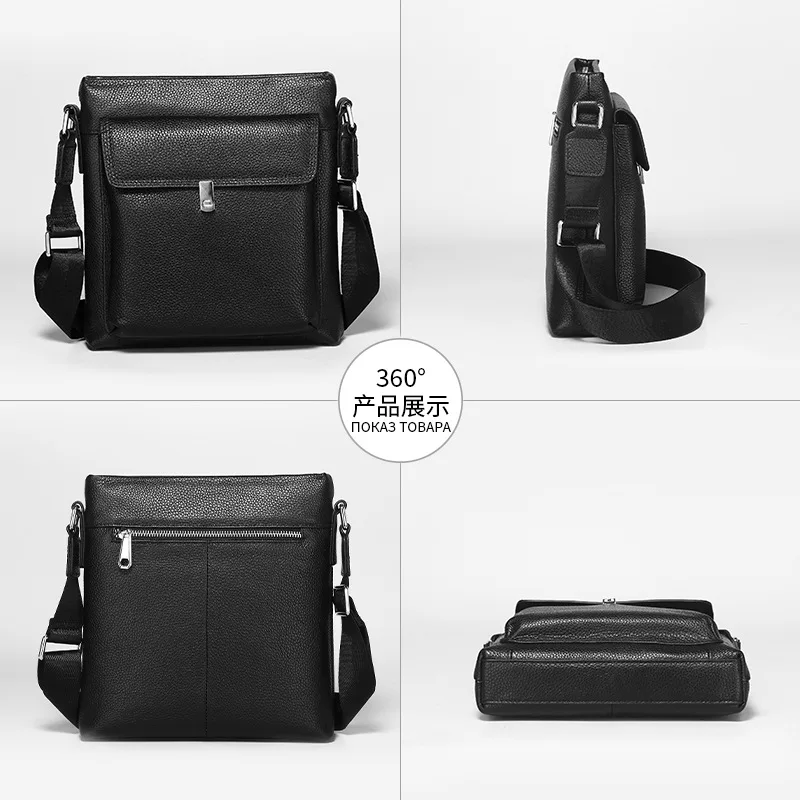 Men's genuine leather crossbody bag with large capacity, suitable for business travel and commuting, high-end men's bag
Men's genuine leather crossbody bag with large capacity, suitable for business travel and commuting, high-end men's bag