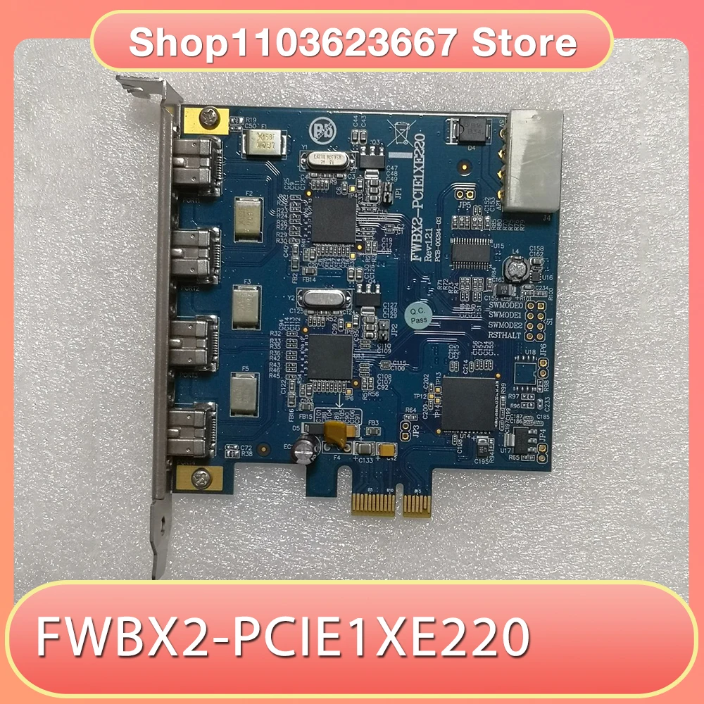 Карта сбора изображения камеры, интерфейс 1394B FWBX2-PCIE1XE220
Карта сбора изображения камеры, интерфейс 1394B FWBX2-PCIE1XE220