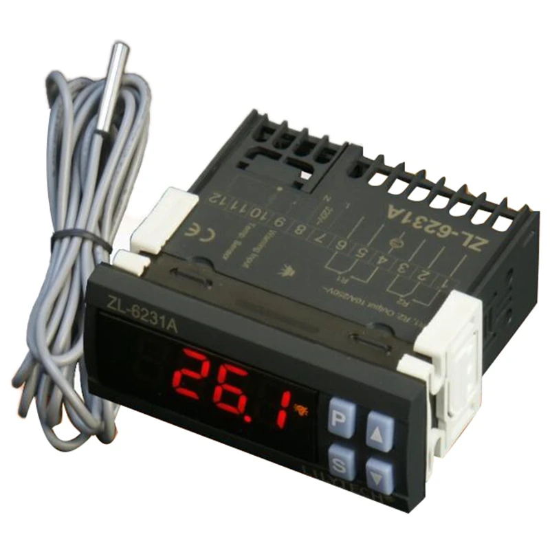 LILYTECH ZL-6231A, контроллер инкубатора, термостат с многофункциональным таймером, аналогичен STC-1000, или W1209 + TM618N
LILYTECH ZL-6231A, контроллер инкубатора, термостат с многофункциональным таймером, аналогичен STC-1000, или W1209 + TM618N