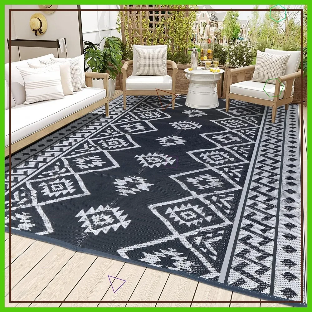 9x12 ft Outdoor Waterproof Plastic Straw Rug for Camping, RV Mat, Deck, Backyard, Picnic with Stakes
9x12 ft Outdoor Waterproof Plastic Straw Rug for Camping, RV Mat, Deck, Backyard, Picnic with Stakes