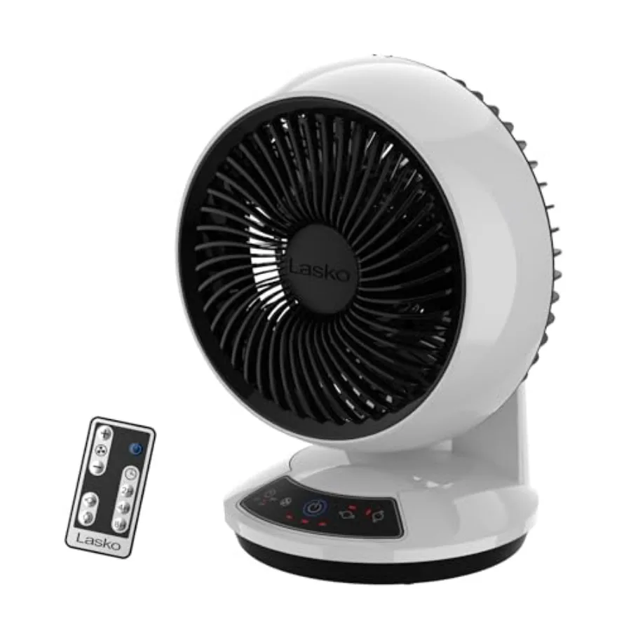 Whirlwind Orbital Motion Air Circulator Table Fan, 3 Speeds, Timer, Dark Mode, Remote Control for Small and Medium Sized Rooms,
Whirlwind Orbital Motion Air Circulator Table Fan, 3 Speeds, Timer, Dark Mode, Remote Control for Small and Medium Sized Rooms,
