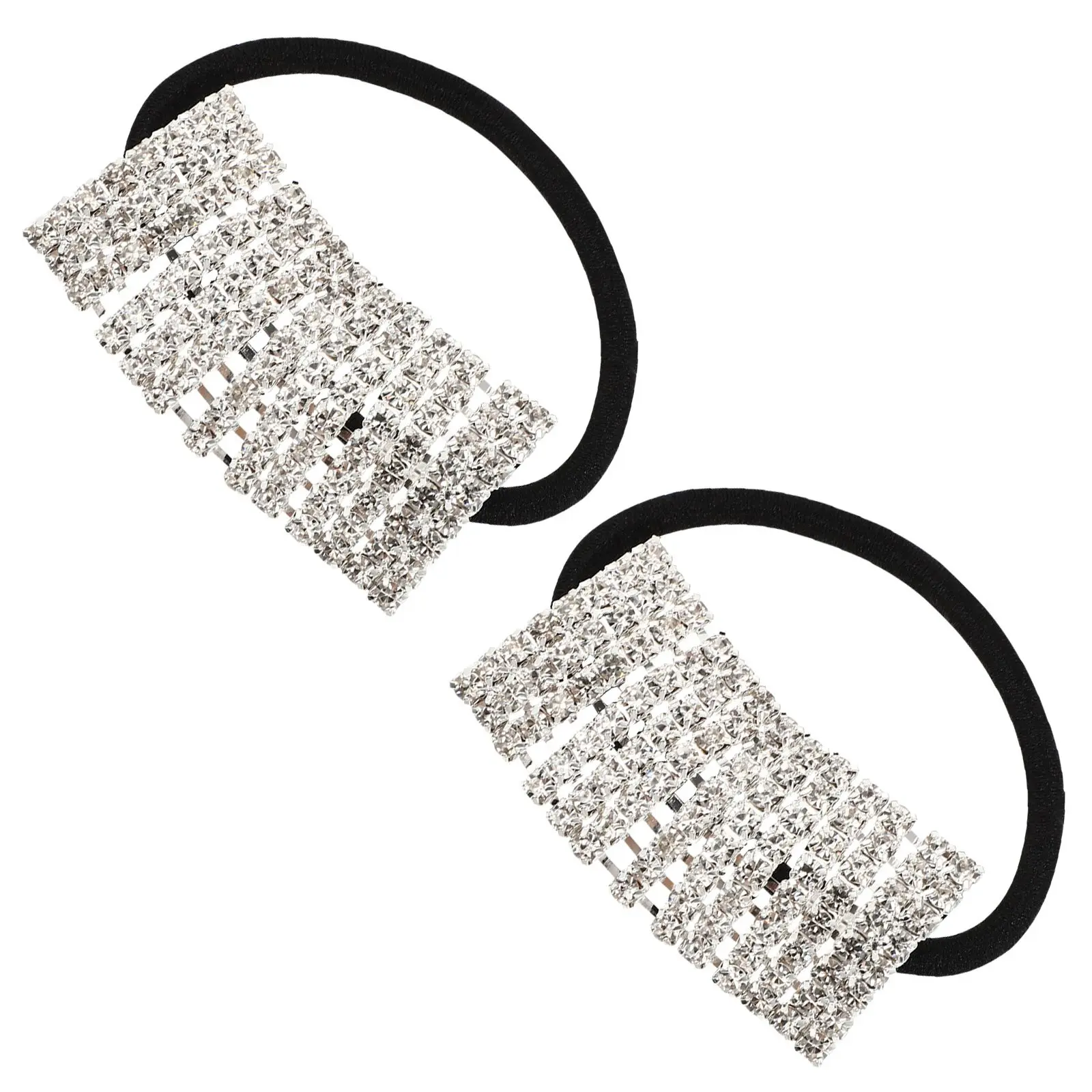 2 Pcs Crystal Hair Rings Circle Polytail Holder Simple Chic Girls Headdress Daily Stylish Accessories Durable Premium
2 Pcs Crystal Hair Rings Circle Polytail Holder Simple Chic Girls Headdress Daily Stylish Accessories Durable Premium