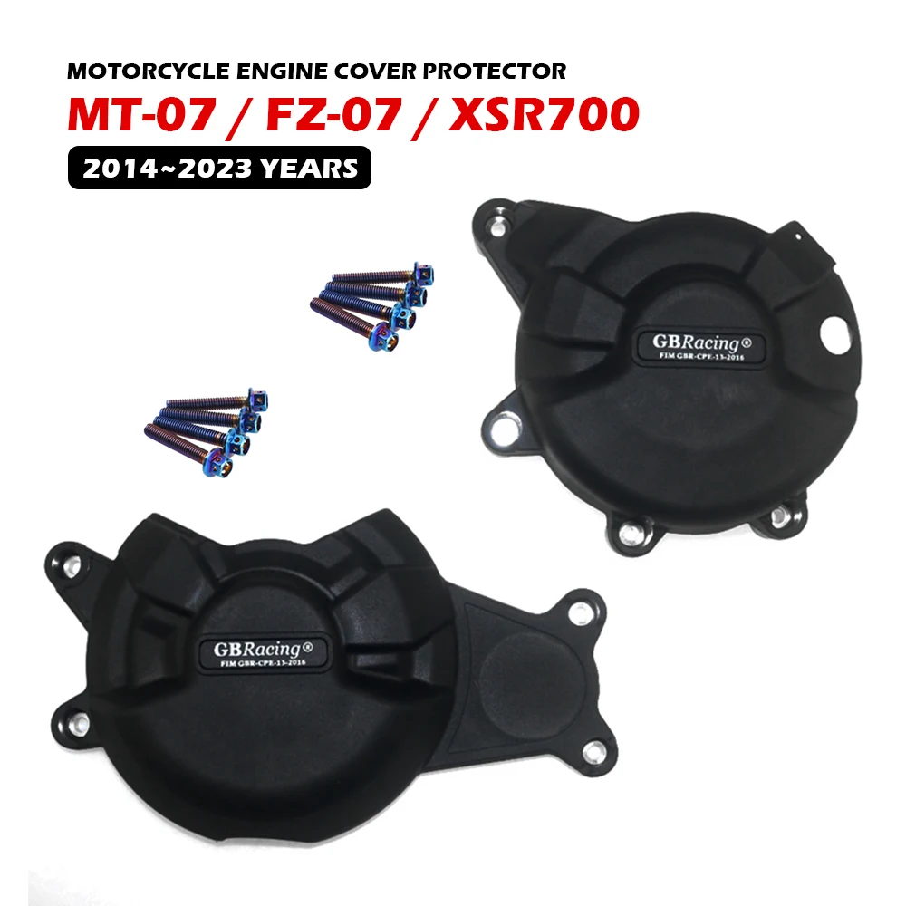 Защитная крышка для мотоциклетного двигателя для YAMAHA MT07 FZ07 XSR700 2014-2023, аксессуары для GB Racing
Защитная крышка для мотоциклетного двигателя для YAMAHA MT07 FZ07 XSR700 2014-2023, аксессуары для GB Racing