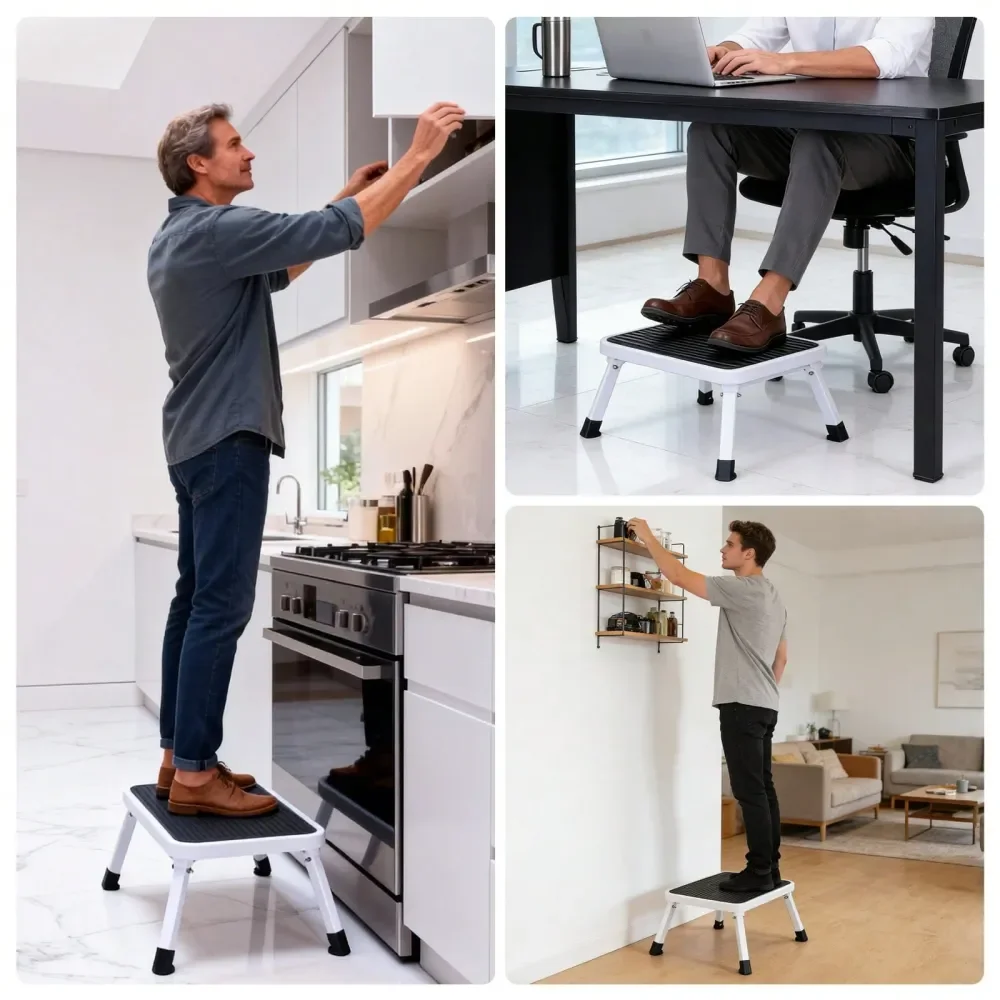 Step Stool,Step Stools For Adults Kids With NonSlip Rubber Feet, Holds To 330 Lbs, Lightweight Stepping Stools For Bedroom K
Step Stool,Step Stools For Adults Kids With NonSlip Rubber Feet, Holds To 330 Lbs, Lightweight Stepping Stools For Bedroom K