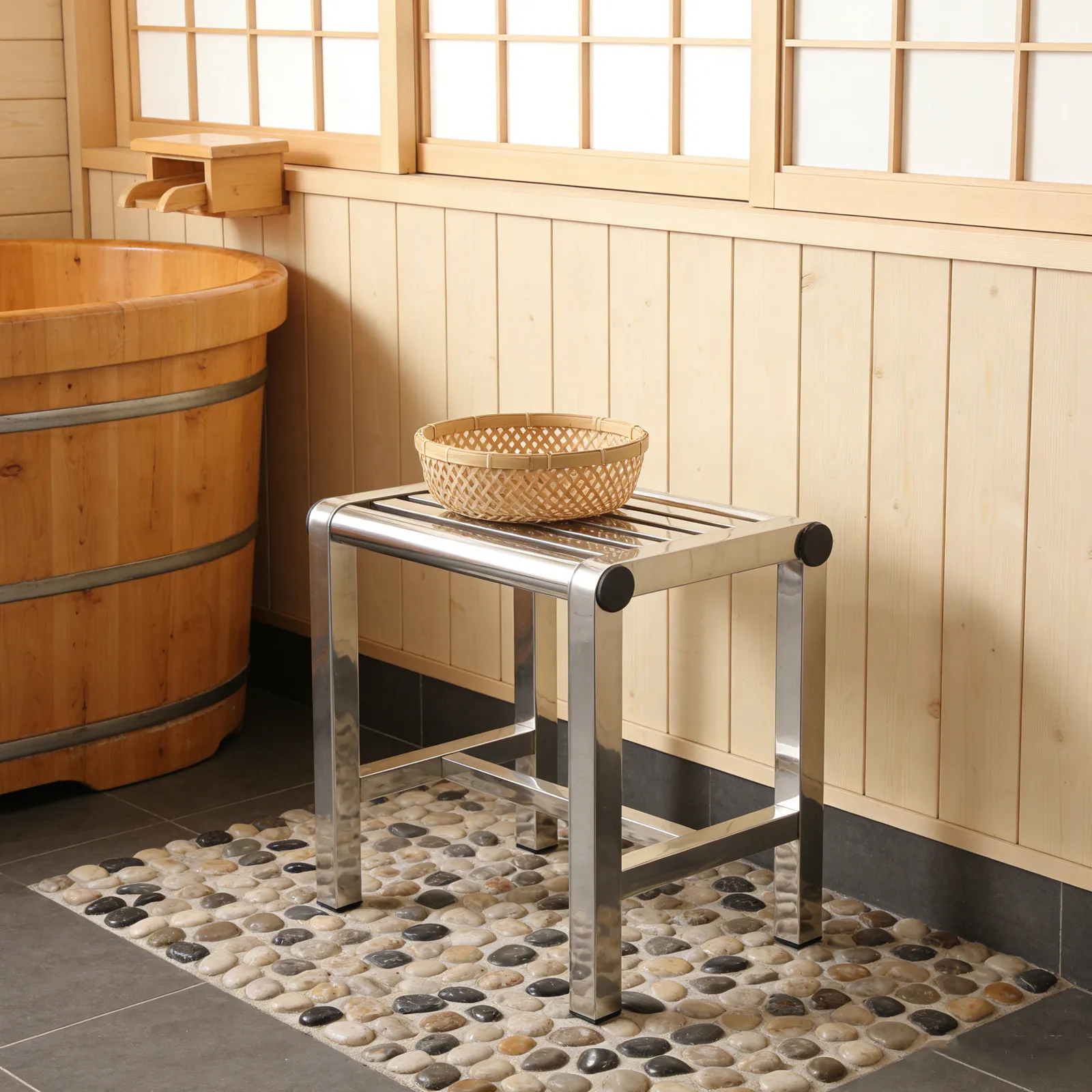 Stainless Steel Bathroom Stool 12.2x11.8x7.9in Waterproof Shower Bench Compact Step Stool for Seniors Adults Home Hotel Restroom
Stainless Steel Bathroom Stool 12.2x11.8x7.9in Waterproof Shower Bench Compact Step Stool for Seniors Adults Home Hotel Restroom