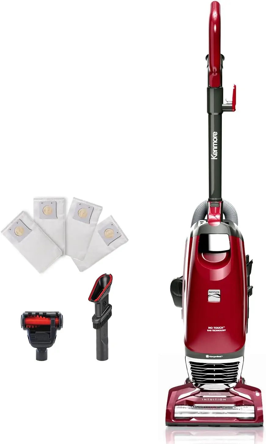 BU3040 Intuition Bagged Upright Vacuum Lightweight Cleaner 2-Motor Power Suction with HEPA Filter, 3-in-1 Combination Tool
BU3040 Intuition Bagged Upright Vacuum Lightweight Cleaner 2-Motor Power Suction with HEPA Filter, 3-in-1 Combination Tool