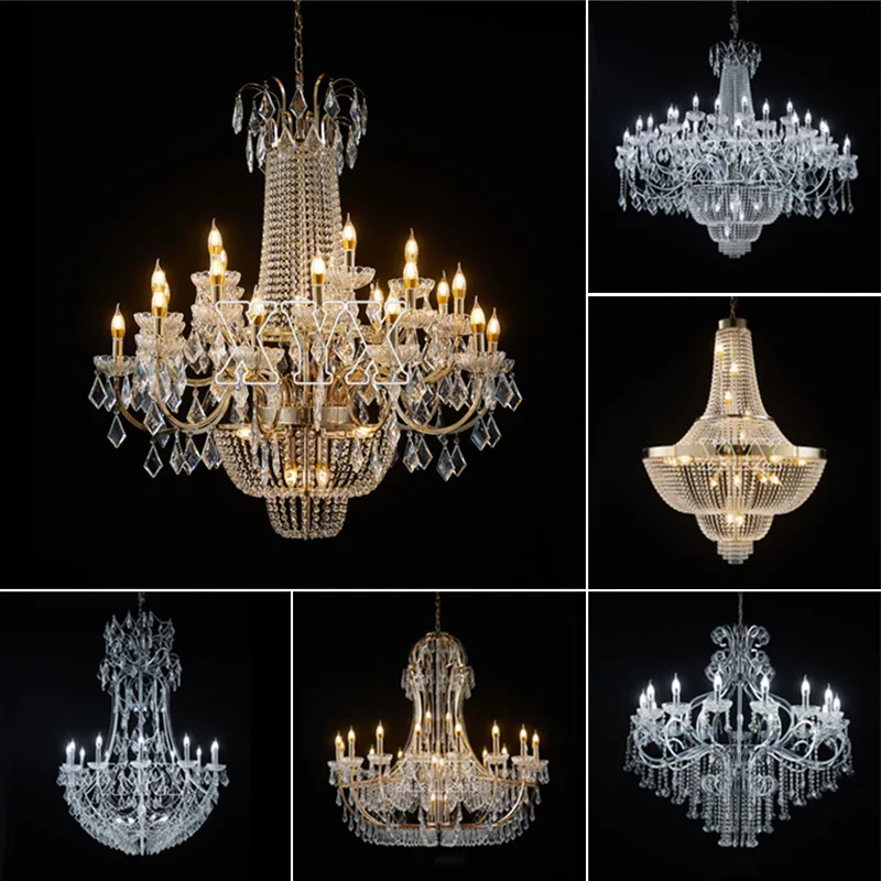 New wedding hall crystal chandelier electroplated wrought iron ceiling decorative light stage acrylic crystal chain decorative
New wedding hall crystal chandelier electroplated wrought iron ceiling decorative light stage acrylic crystal chain decorative