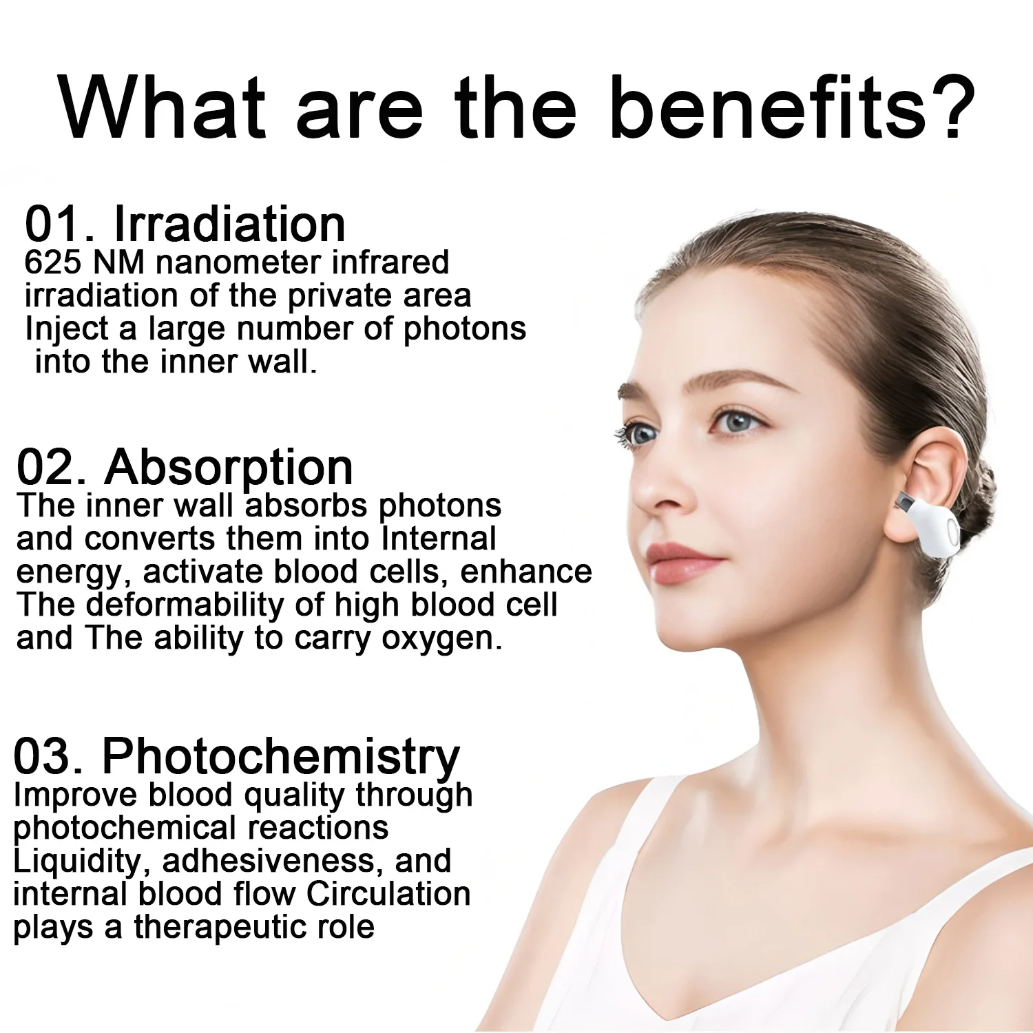 Earplug Otitis Media Ear Laser 650NM Red Light Therapy Irradiation Ear / Nasal Canal Laser Tinnitus Deafness Physiotherapy Meter
Earplug Otitis Media Ear Laser 650NM Red Light Therapy Irradiation Ear / Nasal Canal Laser Tinnitus Deafness Physiotherapy Meter
