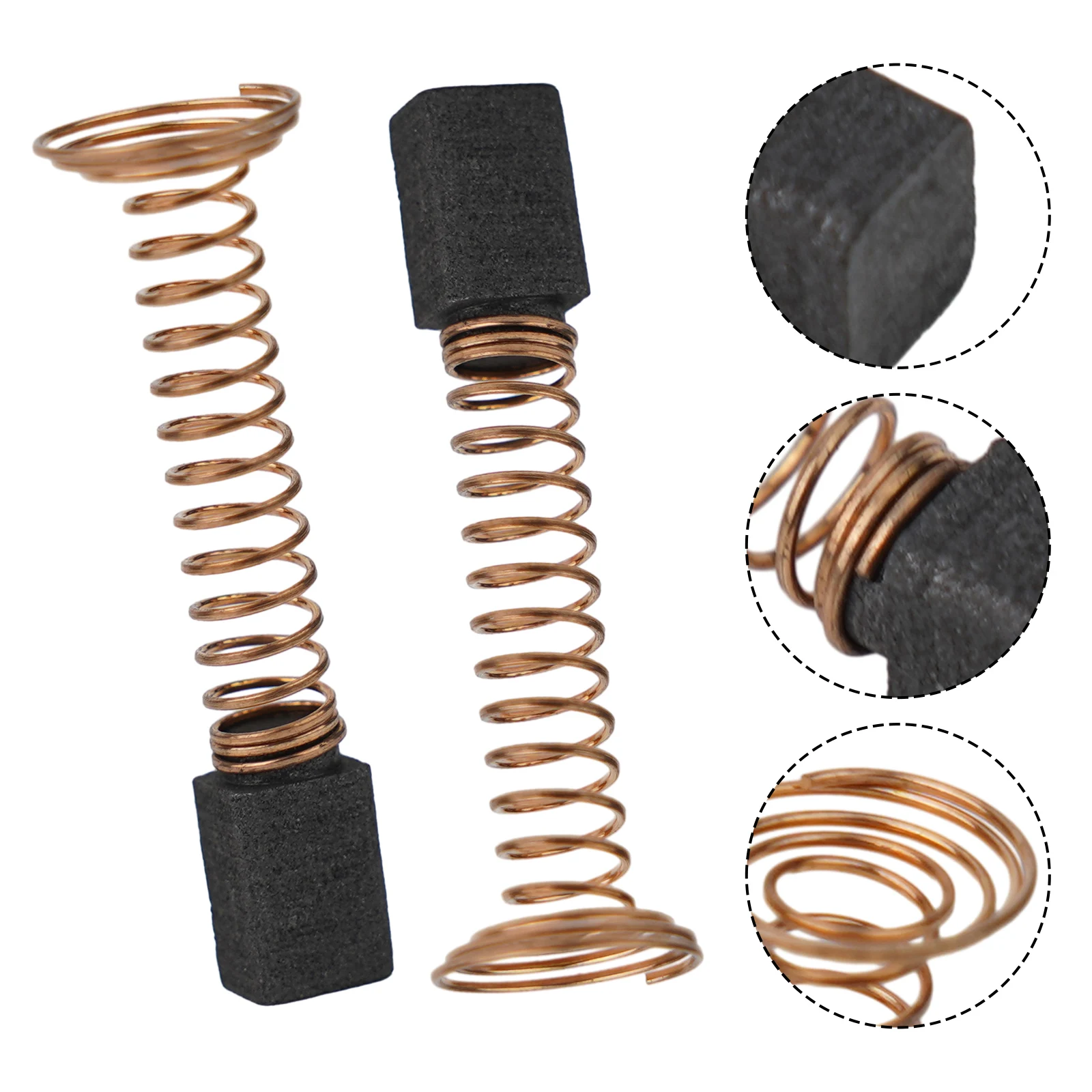 2PCS Carbon Brushes Compatible With 90930-04 2615298790 595 395 300 6000 300 21 Carbon Brush Workshop Equipment 5.8x4.7x10.5mm
2PCS Carbon Brushes Compatible With 90930-04 2615298790 595 395 300 6000 300 21 Carbon Brush Workshop Equipment 5.8x4.7x10.5mm