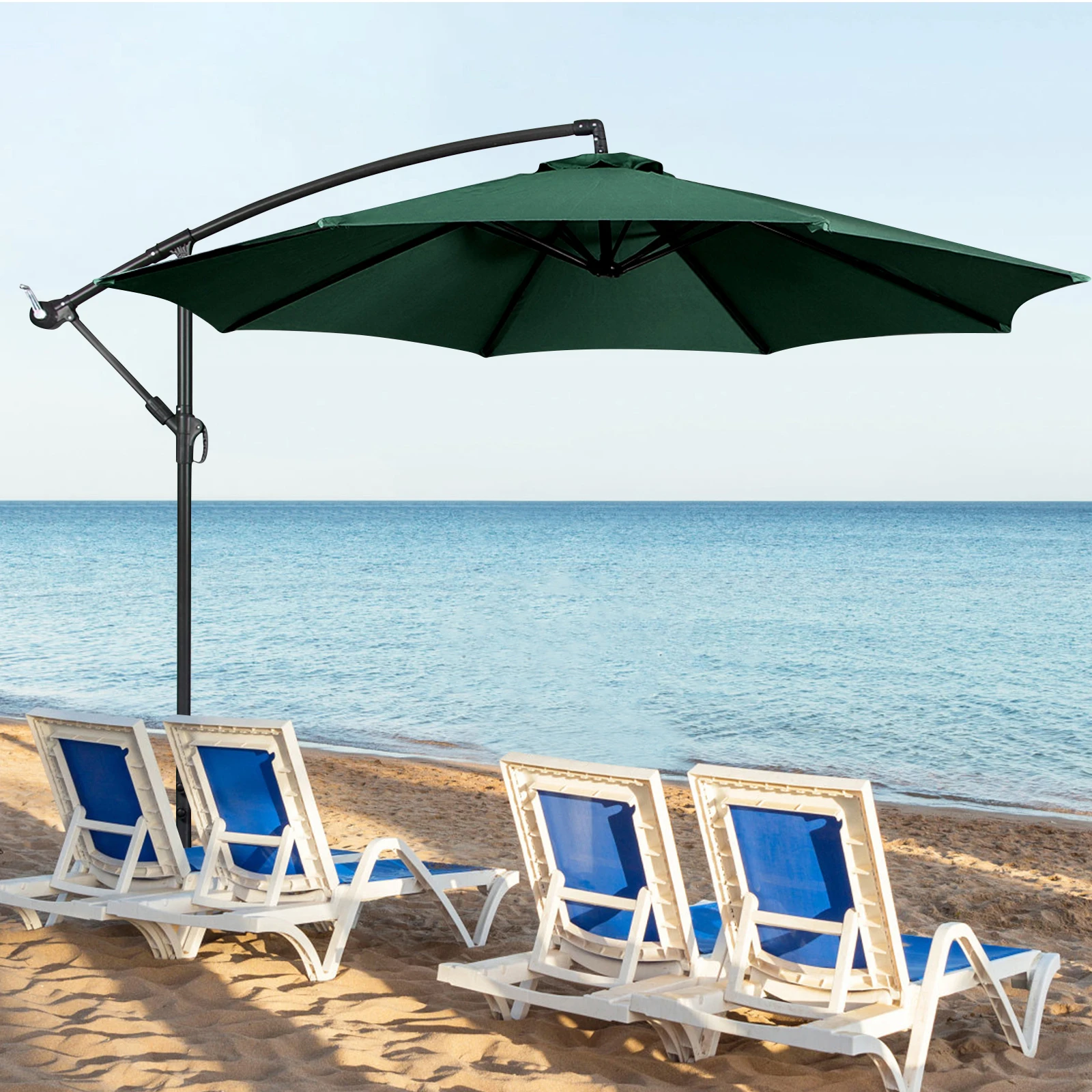 Shade Outdoor Parasol Beach Umbrell Summer Heavy Duty Umbrella Canopy 6 Ribs Green Camping
Shade Outdoor Parasol Beach Umbrell Summer Heavy Duty Umbrella Canopy 6 Ribs Green Camping