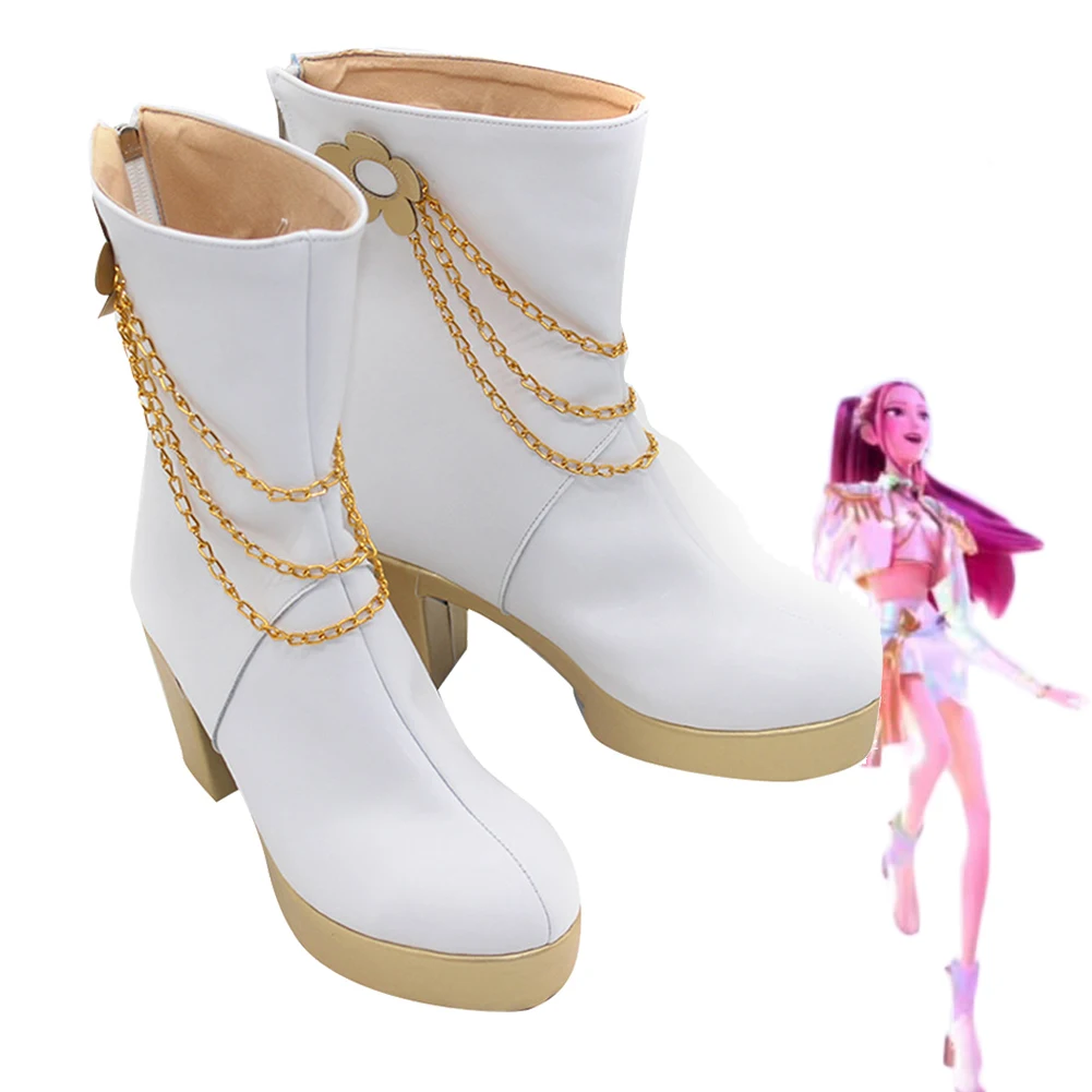 Demon Hunter of KPop Mira Cosplay White Shoes Short Boots Women Halloween Roleplay Costume Accessories Carnival Party Outfits
Demon Hunter of KPop Mira Cosplay White Shoes Short Boots Women Halloween Roleplay Costume Accessories Carnival Party Outfits