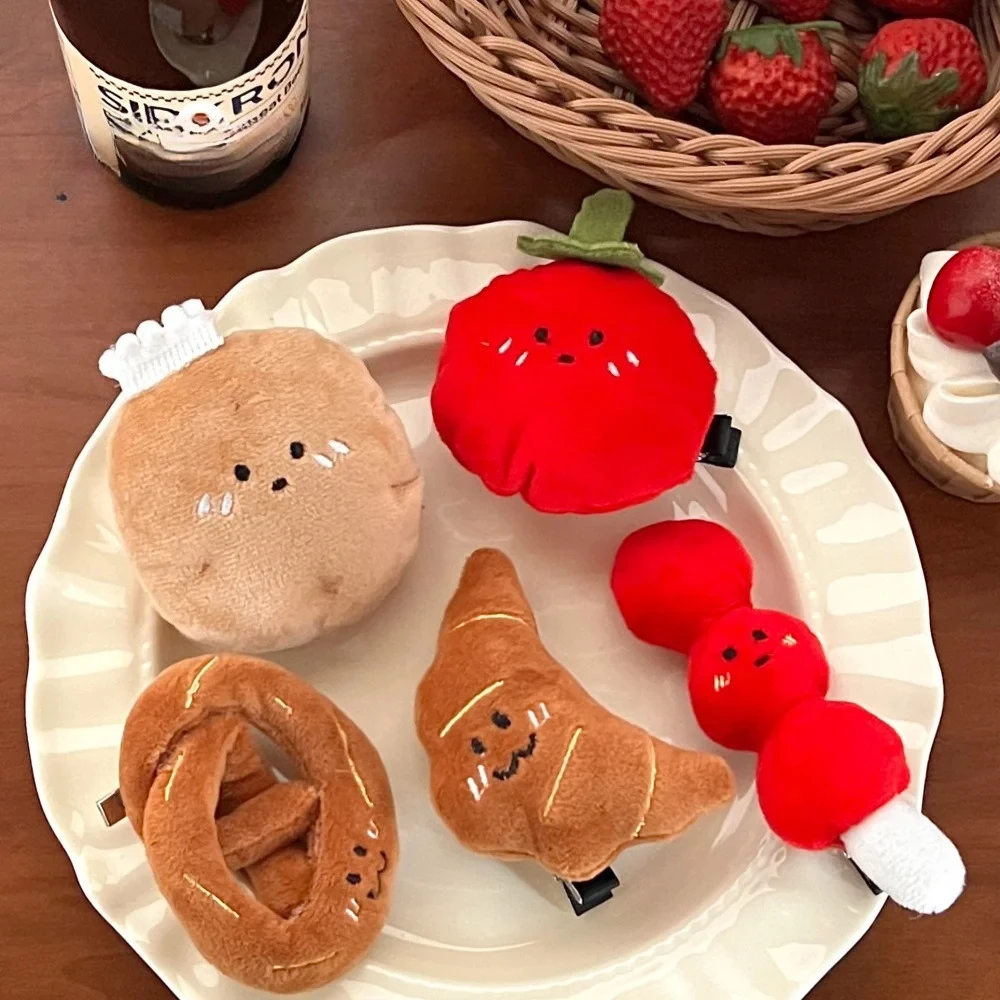 1PC Plush Hair Clip for Girls, Versatile Side Clip Hair Accessory, Cute Cartoon Bread and Candied Hawthorn Design
1PC Plush Hair Clip for Girls, Versatile Side Clip Hair Accessory, Cute Cartoon Bread and Candied Hawthorn Design